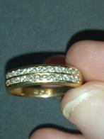 Een gouden ring te koop met diamant 5 karaat diamant, Ophalen of Verzenden, Goud, Goud