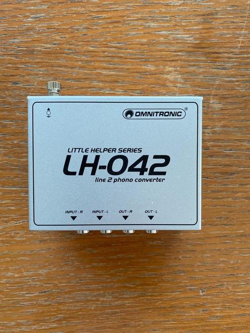 Omnitronic LH-042 line naar phono converter, TV, Hi-fi & Vidéo, Convertisseurs, Neuf, Enlèvement ou Envoi