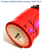 Red pot fleur artificiel création dessin sur base ikea, Enlèvement ou Envoi