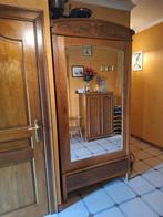 Prachtige eikenhouten lingère/garderobe in art-decostijl, Antiek en Kunst, Antiek | Meubels | Kasten, Ophalen