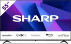 Tv 55 inch Sharp, Sharp, LED, Zo goed als nieuw, Ophalen