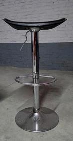 Barkrukken, Huis en Inrichting, Barkrukken, Ophalen, Leer, Zo goed als nieuw, In hoogte verstelbaar