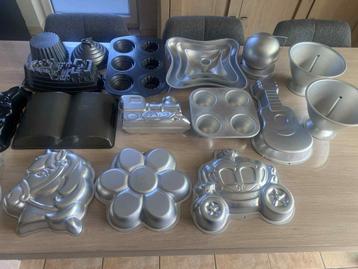 Diverse 3D bakvormen - Wilton / Städter (17 stuks) beschikbaar voor biedingen
