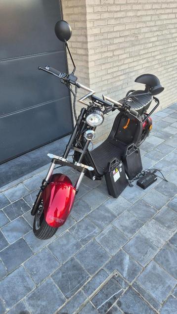 Elektrische Scooter Citycoco Fatboy Klasse B, Fietsen en Brommers, Elektrisch, 50 cc, Ophalen, Overige merken