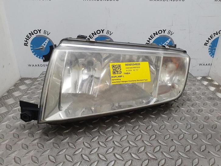 SKODA FABIA 1.4-16V Choice [L_HEADLAMP] 2004, Auto-onderdelen, Verlichting, Gebruikt, ARN erkend, Stiba lid, Erkend duurzaam, Ophalen of Verzenden