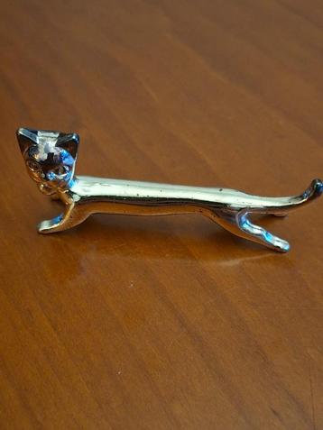 Vintage bestekhouders in vorm van kat beschikbaar voor biedingen