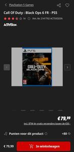 Call Of Duty Black Ops 6  PS5    NIEUW, Ophalen, Nieuw
