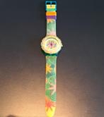 Swatch Scuba SDN108 1993 Sea Floor, Handtassen en Accessoires, Horloges | Dames, Kunststof, Ophalen of Verzenden, Swatch, Zo goed als nieuw