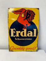 Erdal schoenpoets oud reclamebord, Ophalen of Verzenden, Gebruikt, Reclamebord