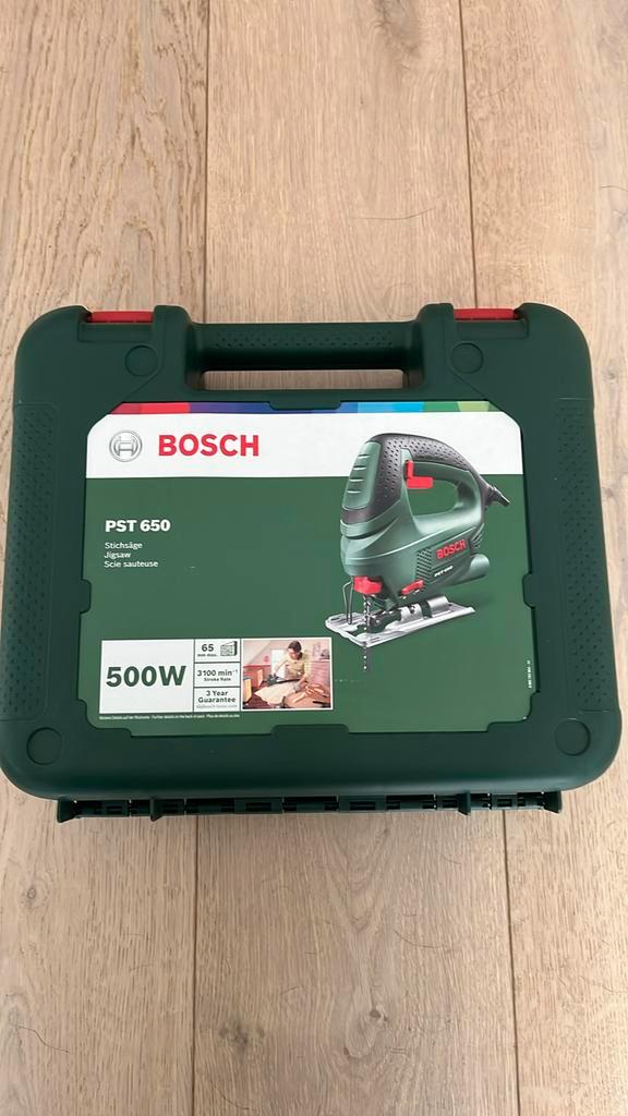 Bosch Jigsaw PST 650, Doe-het-zelf en Bouw, Gereedschap | Schuurmachines, Nieuw, Ophalen