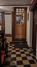 Mooie eiken deur 200x78, Moins de 200 cm, Enlèvement, 80 à 100 cm, Bois