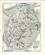 1955 - Brugge stadsplan, Boeken, Atlassen en Landkaarten, Ophalen of Verzenden