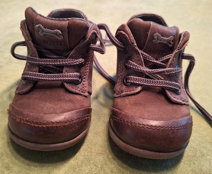 1e schoentjes stones and bones: maat 19, Kinderen en Baby's, Babykleding | Schoentjes en Sokjes, Zo goed als nieuw, Jongetje, Schoentjes