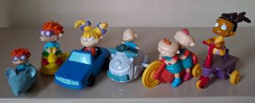 6 Vintage figuurtjes Rugrats 1998 Quick beschikbaar voor biedingen