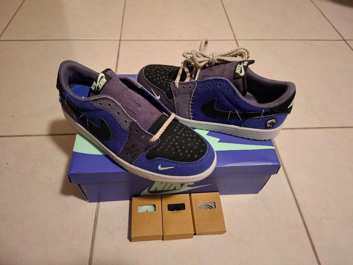 Jordan 1 Retro Low OG Zion “Voodoo Alternate” EU 44, Kleding | Heren, Schoenen, Nieuw, Sneakers, Overige kleuren, Ophalen of Verzenden