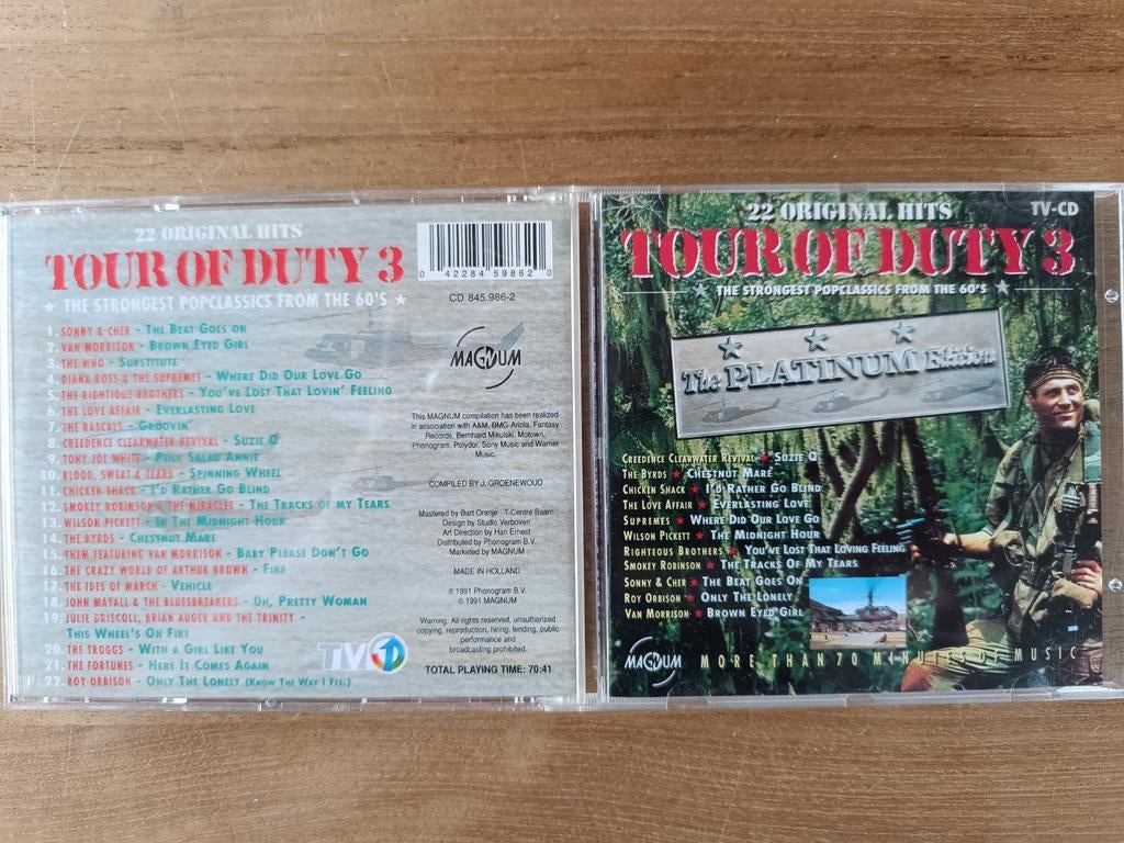 Tour of duty volume 3, Cd's en Dvd's, Cd's | Verzamelalbums, Ophalen of Verzenden, Zo goed als nieuw, Filmmuziek en Soundtracks