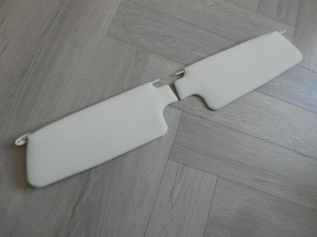 Zonnekleppen VW Kever 1303 cabriolet, wit, Auto-onderdelen, Interieur en Bekleding, Oldtimer onderdelen, Volkswagen, Nieuw, Ophalen