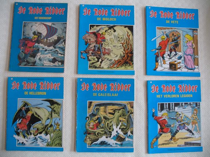 De Rode ridder; 1ste druk ongekleurd, 24 nrs tussen 63 - 106, Livres, BD, Comme neuf, Plusieurs BD, Enlèvement ou Envoi