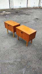 Paire de tables de nuit vintage, Maison & Meubles, Chambre à coucher | Tables de chevet, Enlèvement ou Envoi, Utilisé