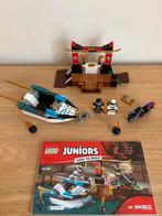 Lego ninjago Zane's Ninja Boat Pursuit 10755, Ophalen of Verzenden, Zo goed als nieuw, Lego