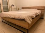 Chambre (lit + sommier à lattes + placard), Enlèvement, Comme neuf, Deux personnes
