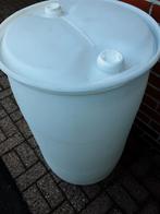 Witte tonnen 220 liter, Ophalen, Zo goed als nieuw