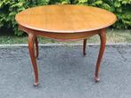 Jolie table ronde 116cm + ses 2 allonges, Enlèvement