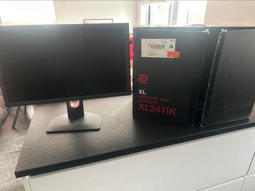 Nouveau BENQ XL2411k facture et peut être testé disponible aux enchères