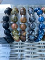 Armbanden uit natuursteen, voor heren (NIEUW), Ophalen of Verzenden, Nieuw, Staal