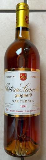 5 flessen Château Lamothe Guignard 1999, Neuf, Pleine, Vin blanc, Enlèvement