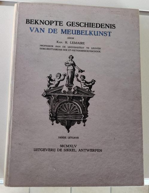 Beknopte geschiedenis van de meubelkunst, Boeken, Overige Boeken, Zo goed als nieuw, Ophalen of Verzenden