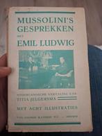 Les entretiens de Mussolini — Emil Ludwig (1932), Enlèvement ou Envoi