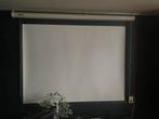 Projectiescherm elektrische bediening, Ophalen, Elektrisch, Zo goed als nieuw