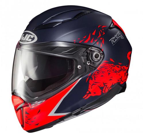 Motorhelm HJC 70 Spielberg Red Bull maat M norm €399.95 nu €, Motoren, Kleding | Motorhelmen, Integraalhelm, M, HJC, Nieuw met kaartje