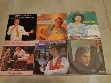 8 Nederlandstalige singels op 7 " Vinyl - of per stuk beschikbaar voor biedingen