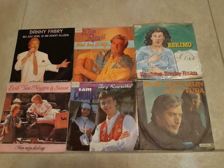 8 Nederlandstalige singels op 7 " Vinyl - of per stuk, CD & DVD, Vinyles Singles, Comme neuf, Single, En néerlandais, 7 pouces