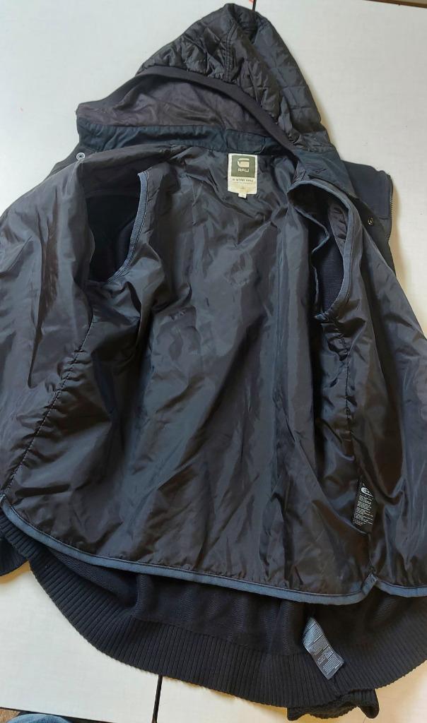 Gilet avec doublure à capuche G-Star, Kleding | Heren, Truien en Vesten, Zo goed als nieuw, Zwart, Ophalen of Verzenden