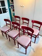 Set van 6 geüpcyclede houten stoelen, Huis en Inrichting, Ophalen, Nieuw, Vijf, Zes of meer stoelen, Kleurrijk design