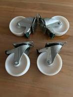 4 zwenkwielen merk liv 12,5 cm, Bricolage & Construction, Roues & Roulettes pivotantes, Enlèvement ou Envoi, Comme neuf