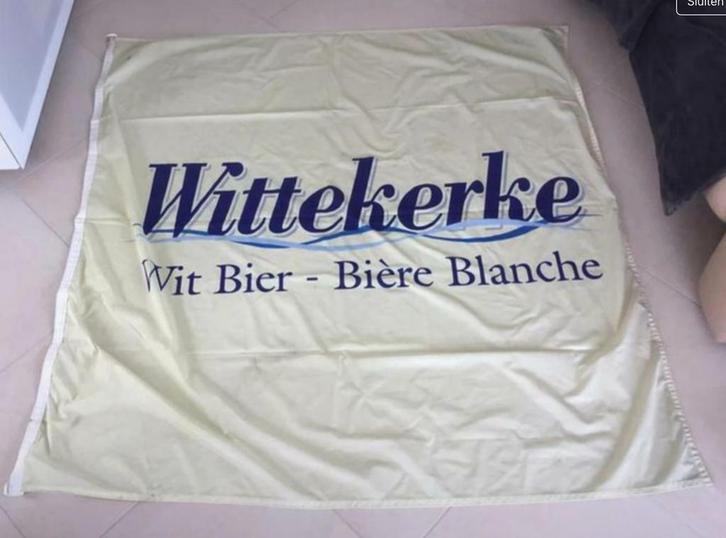 Vlag van wittekerke collector item wit bier, Diversen, Vlaggen en Wimpels, Zo goed als nieuw, Ophalen of Verzenden