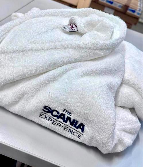 The SCANIA experience Official Merchandise Badjas XL XXL new, Kleding | Heren, Ondergoed, Badjas, Wit, Ophalen of Verzenden