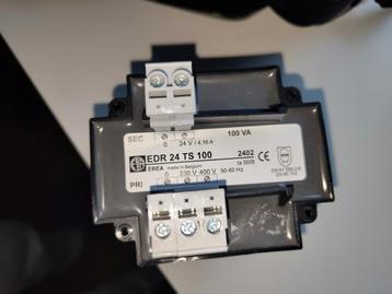 Transformateur EDR 24TS100  230v/400v - 24v 100w