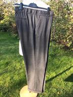M48 geklede stoffen broek grijs/ lichte krijtstreep E5 mode, Ophalen of Verzenden, Zo goed als nieuw, Maat 46/48 (XL) of groter