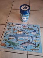 Puzzel 36 sharks / haaien - 100 stuks, Kinderen en Baby's, Speelgoed | Kinderpuzzels, Ophalen of Verzenden, Meer dan 50 stukjes