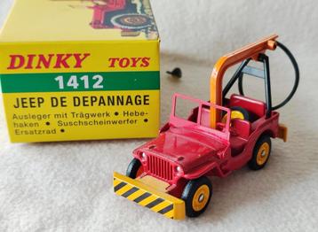 Dinky Atlas _ Jeep reparatie _ ref. 1412 (zie foto's!) beschikbaar voor biedingen