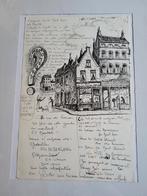 dessin encre de chine bruxelles prolo des marolles, Enlèvement ou Envoi