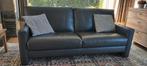 Diepbruin comfort salon leder, Ophalen, Gebruikt