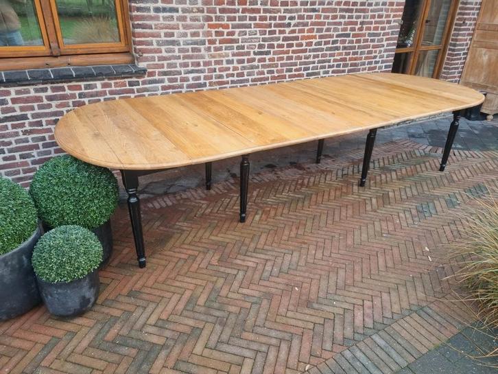 Table/table de salle à manger extensible en chêne LIVRAISON, Maison & Meubles, Tables | Tables à manger, Comme neuf, Enlèvement ou Envoi