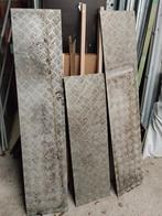 Tôle aluminium striée, Doe-het-zelf en Bouw, Metalen, Ophalen, Zo goed als nieuw, Aluminium