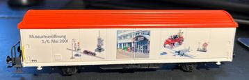 3082. Lang overdekte auto „MuseumSeroffnung” H0 Märklin.    beschikbaar voor biedingen